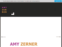 Tablet Screenshot of amyzerner.net